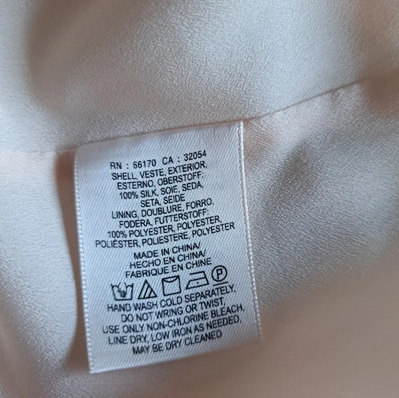 Maeve Anthropology Women's Dress Pink One Should Asymmetrical Silk Size 6P - Picture 9 of 14